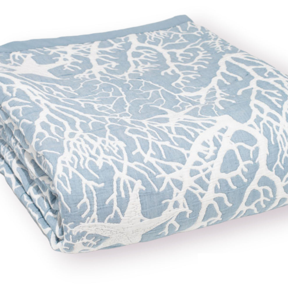 Copriletto Jacquard Double Face Misto Cotone Ibiza Sg Home scont