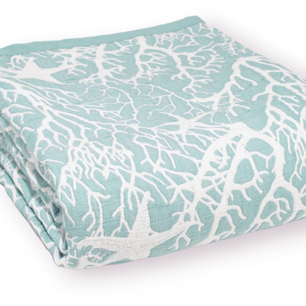 Copriletto Jacquard Double Face Misto Cotone Ibiza Sg Home scont