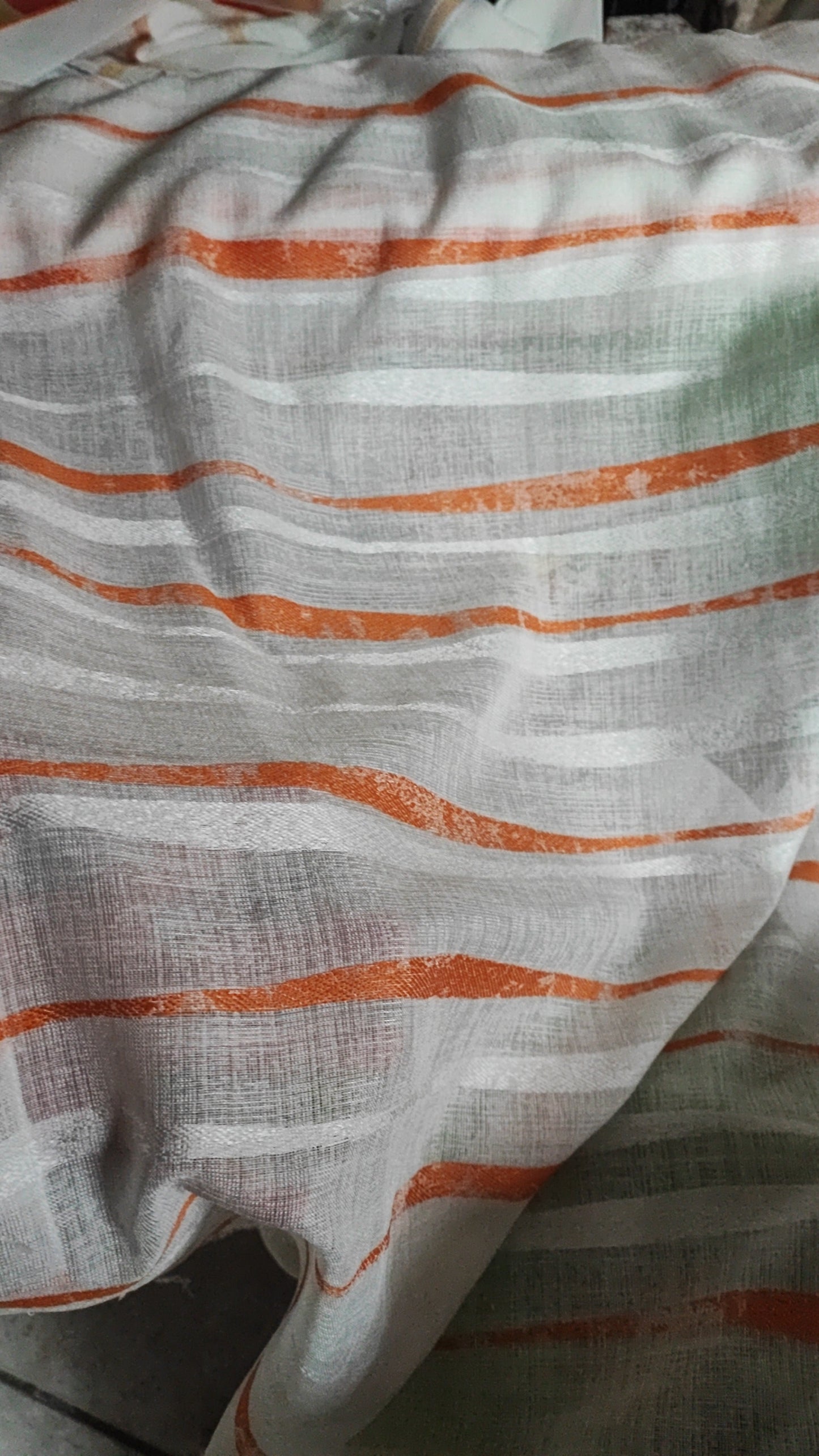 Tendina confezionata larga 70 cm misto lino