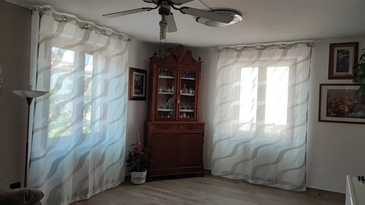 Tenda Faraon larga  200x h280 di tessile d'arte