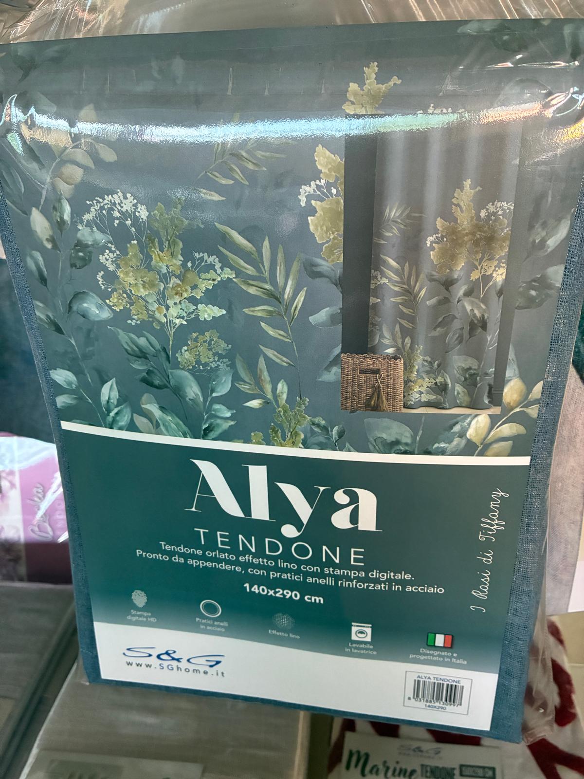 Tenda Alya collezione Tiffany stampa digitale Sghome 140x290