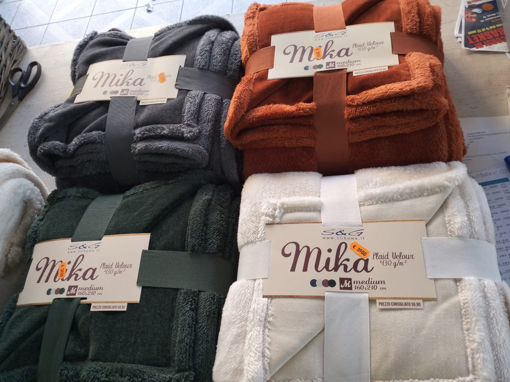 Plaid Luxury Sconto del 30%Mika Double Face Alta qualità Sghome
