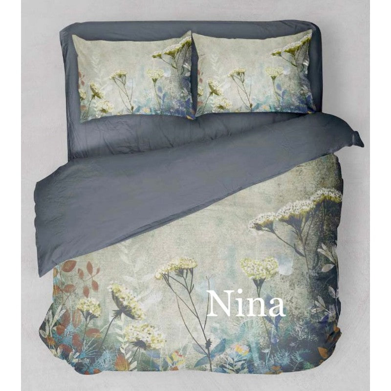 Copripiumino Nina matrimoniale Sghome 100% raso di cotone