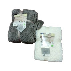 Plaid Pile Sconto del 30%Matrimoniale Agnellato Tinta Unita Intagliato Tresor SgHome