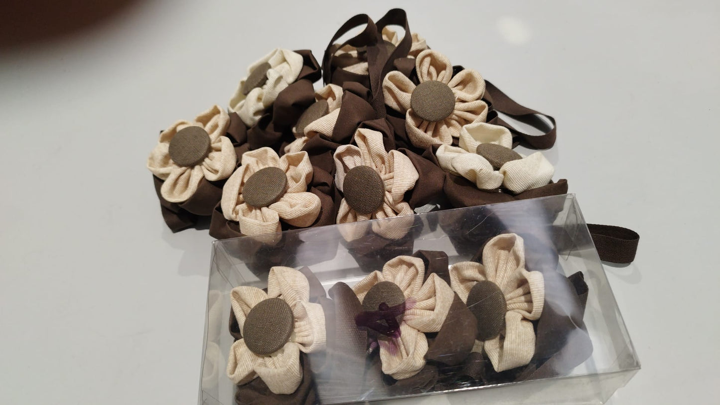 Calamita Fermatenda In Lino Modello Margherita