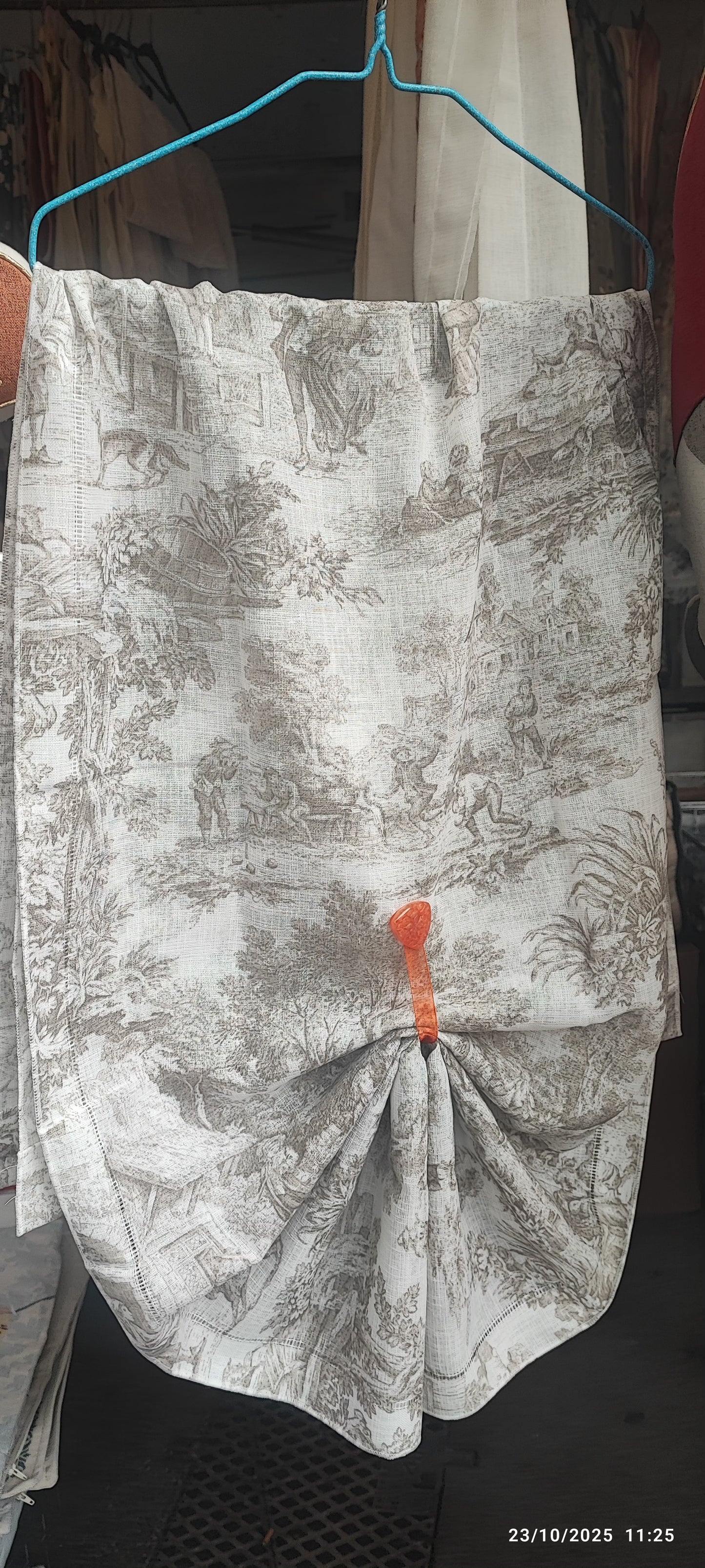 COPPIA TENDINE STAMPATE MIA TOILE M098 DOLCE CASA