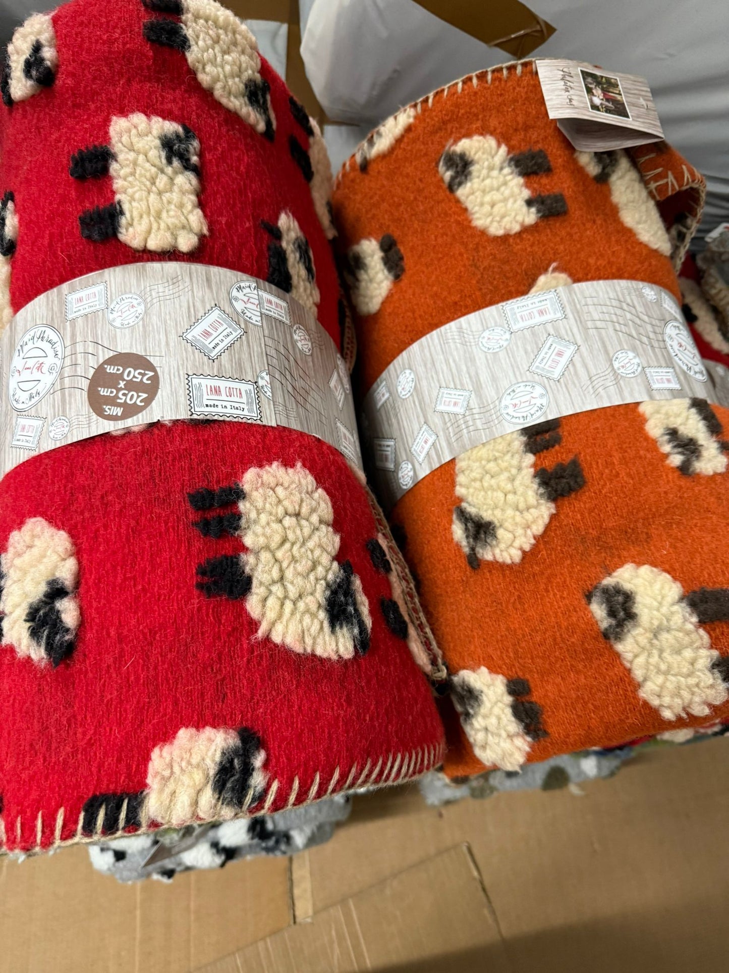 plaid lana cotta produzione italiana Toscana 150x170 Perlatex