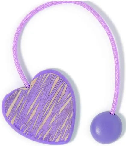 Calamita ferma tenda in legno a forma di cuore