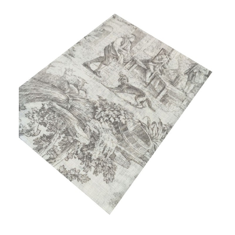 COPPIA TENDINE STAMPATE MIA TOILE M098 DOLCE CASA