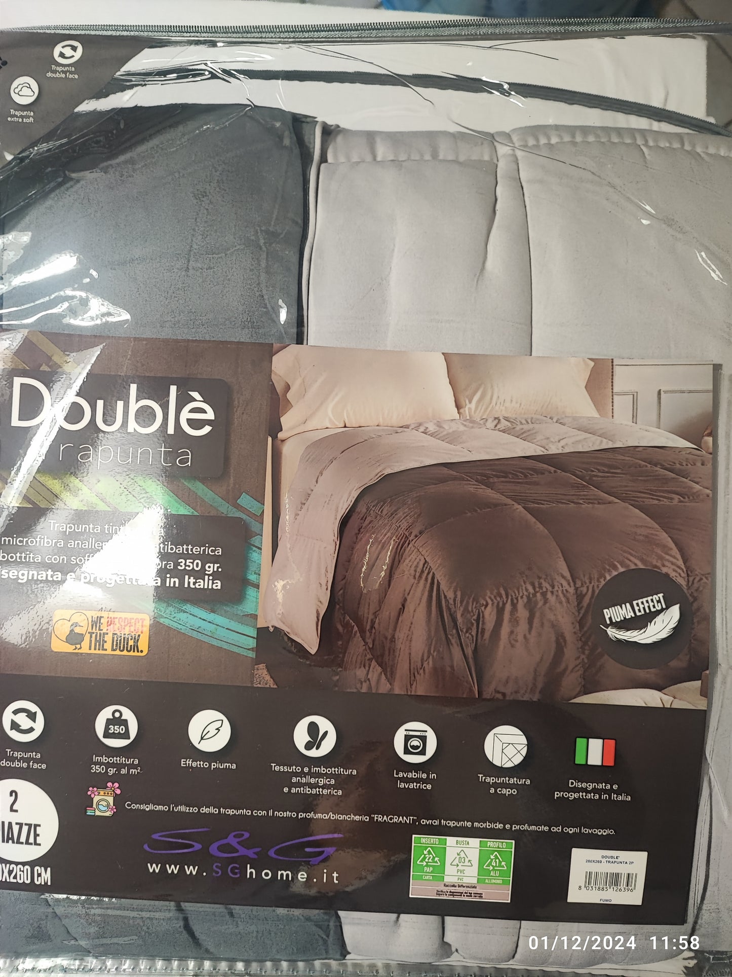 Trapunta Double' Sg Home