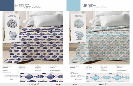 Copriletto Merida SG home, telo arredo e lenzuola coordinati