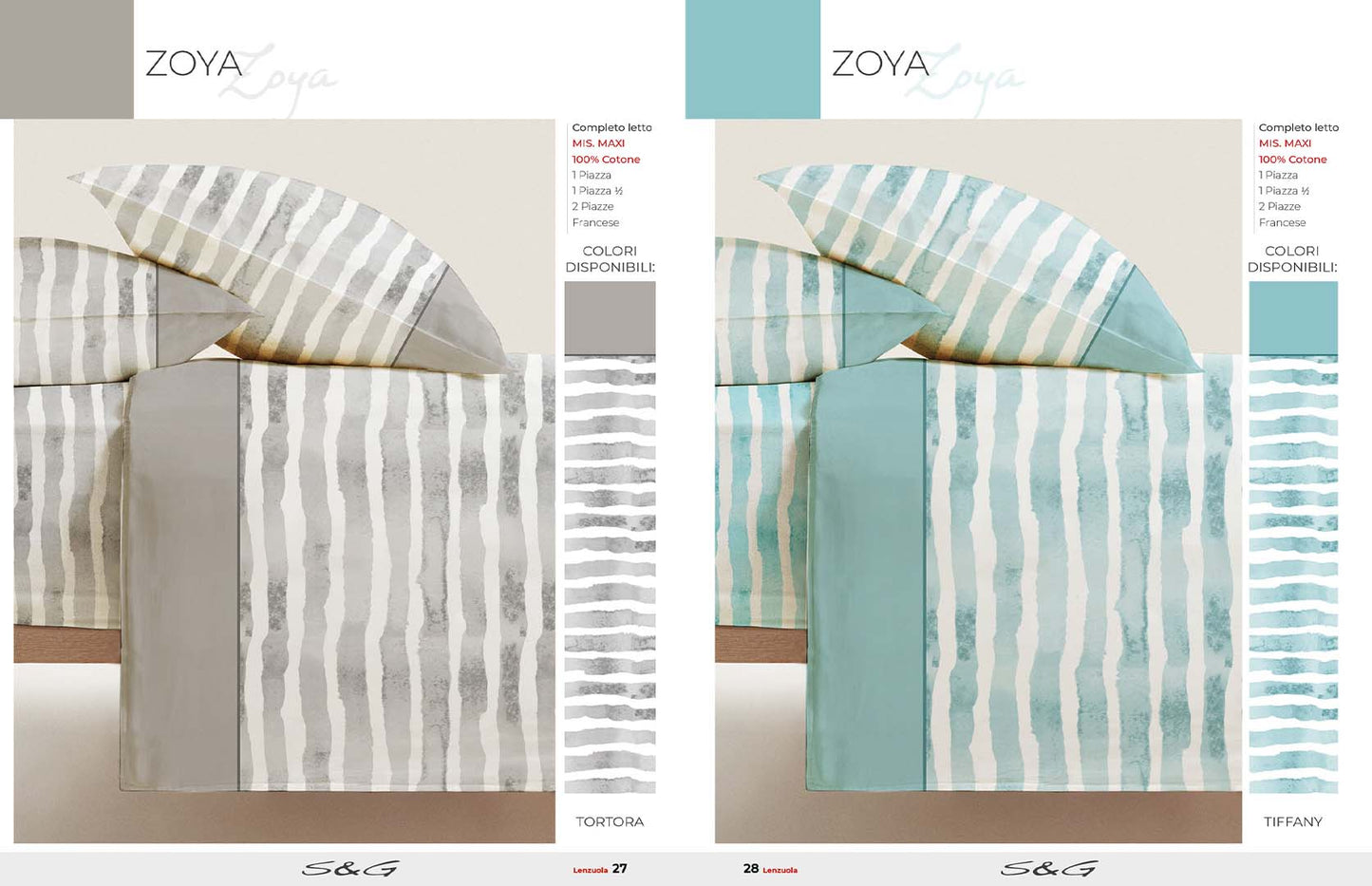 Completo letto Zoya sghome