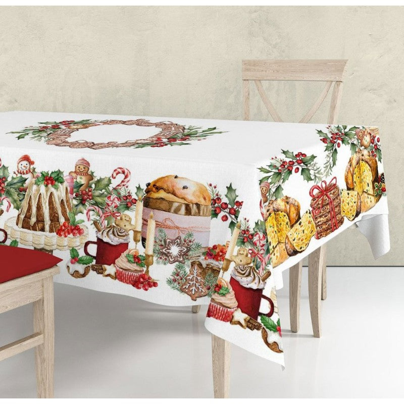 Tovaglia cotone digitale Panettone Gipitex