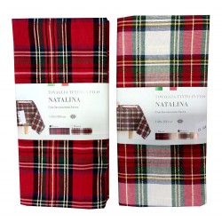 Tovaglia Natalina tinto in Filo lurex  Lovely Home