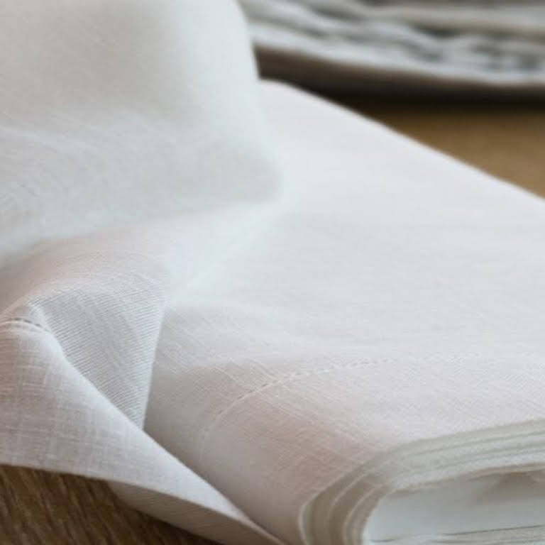 Tendine confezionate e metraggio etoile color bianco naturale