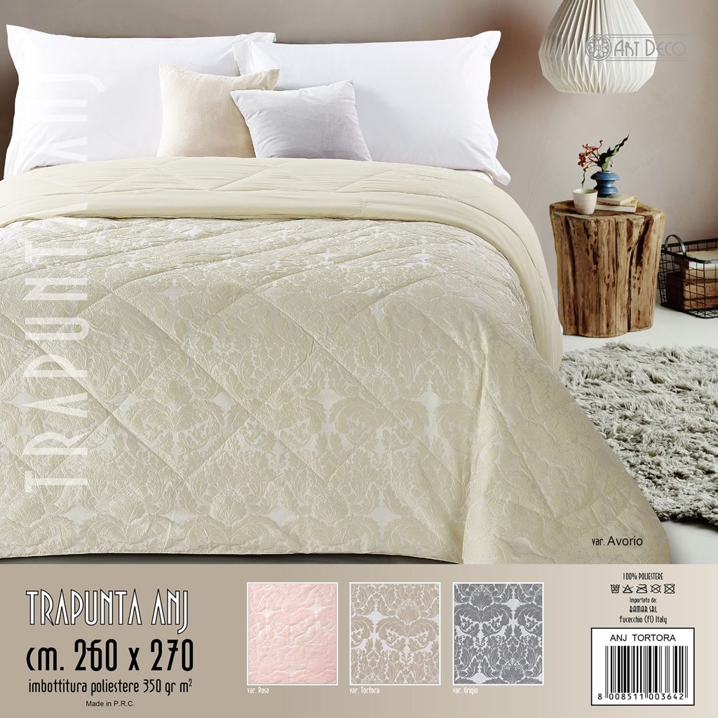 Damask Double Quilt Anj – Tendaggi Interni ed Arredamento di