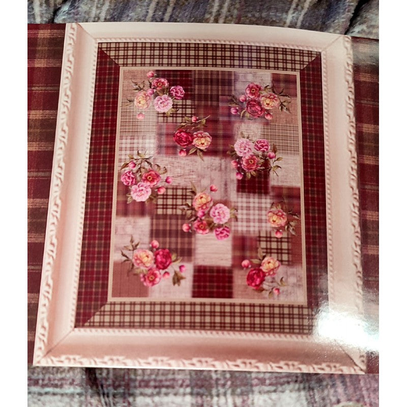 Plaid Vellutato  Pile Agnellato Digitale Fiori Margaret Pezzoli Doppio Strato