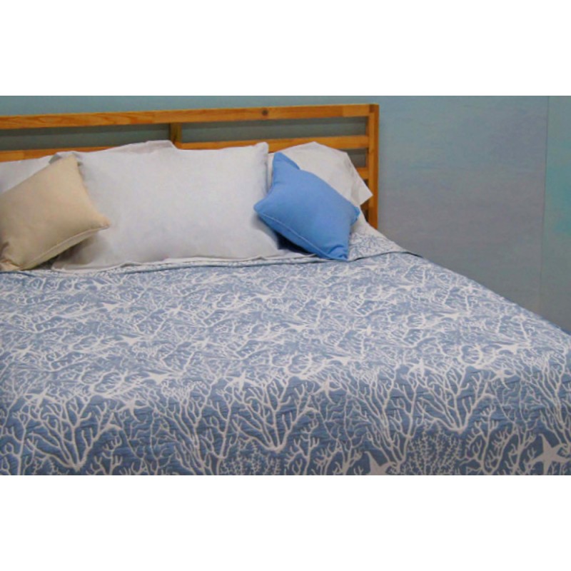 Double Face Jacquard Bedspread Cotton Blend Ibiza Sg Home