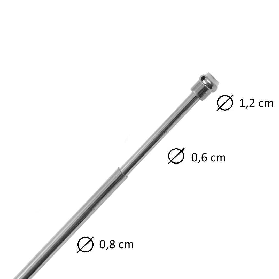 Glass pressure rods