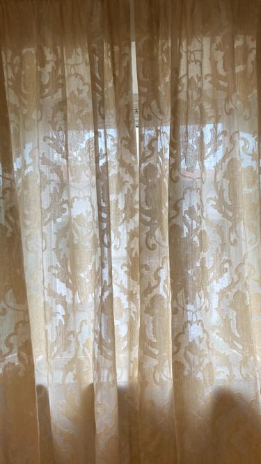 Pure linen curtain, Italian product