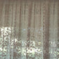 Linen and cotton curtain with embossed embroidery designed and engineered in Italy