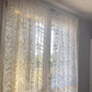 Devore' white and gray curtain, Italian product