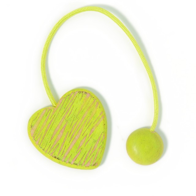 Calamita ferma tenda in legno a forma di cuore