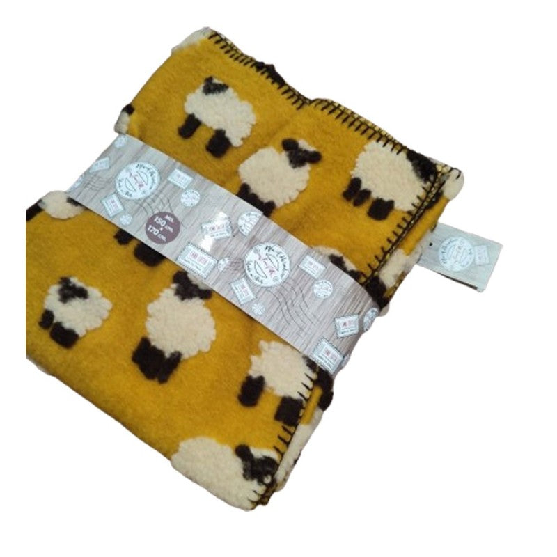 plaid lana cotta produzione italiana Toscana  150x170 Perlatex