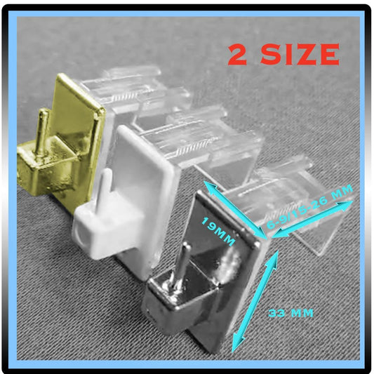 Ganci adesivi per astine a vetro vendibili al pz