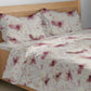 Completo lenzuola  Helvia matrimoniale 100% cotone arrotolato prodotto italiano Sghome