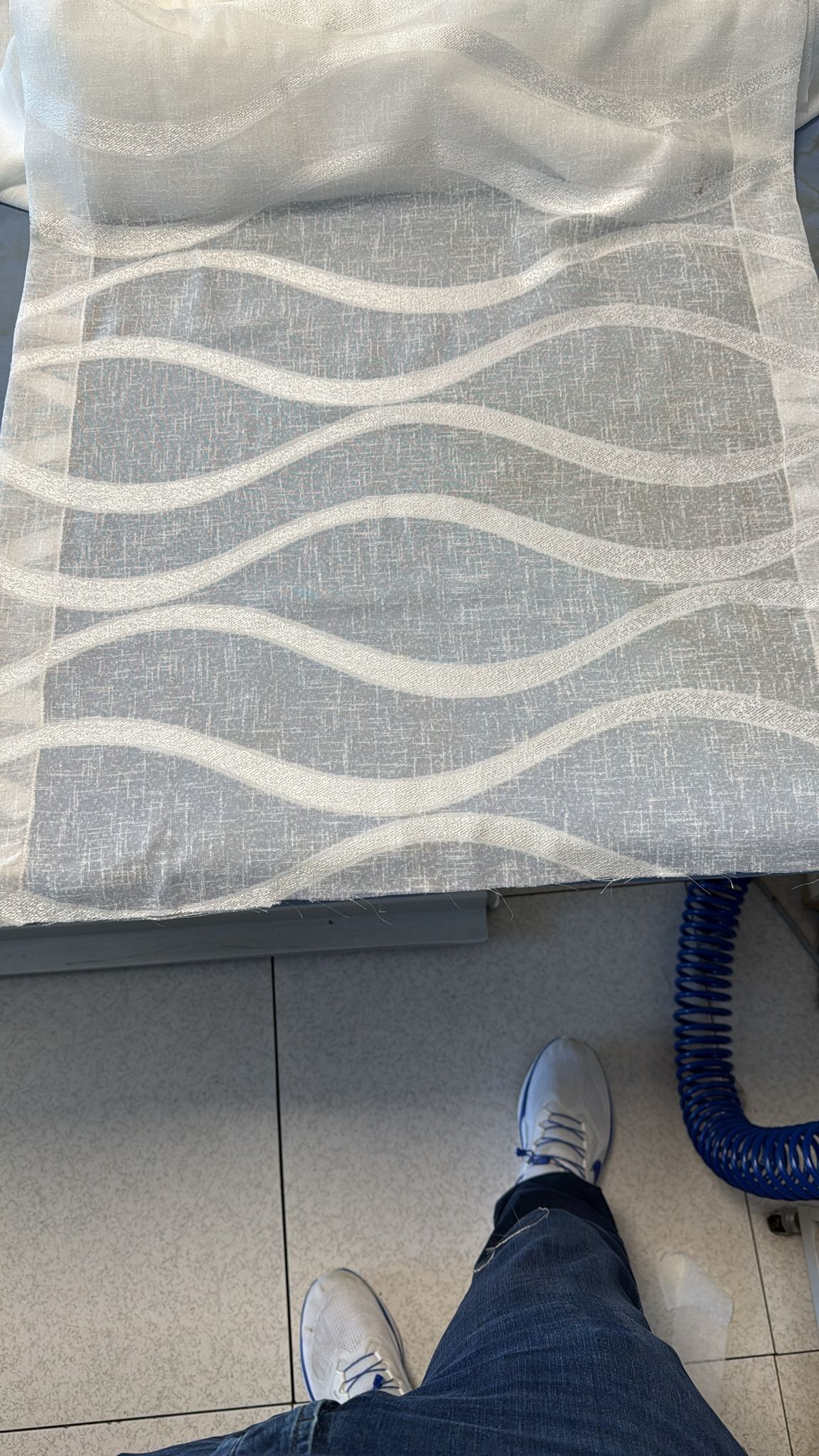 Tendina misto lino larga 60 cm produzione italiana