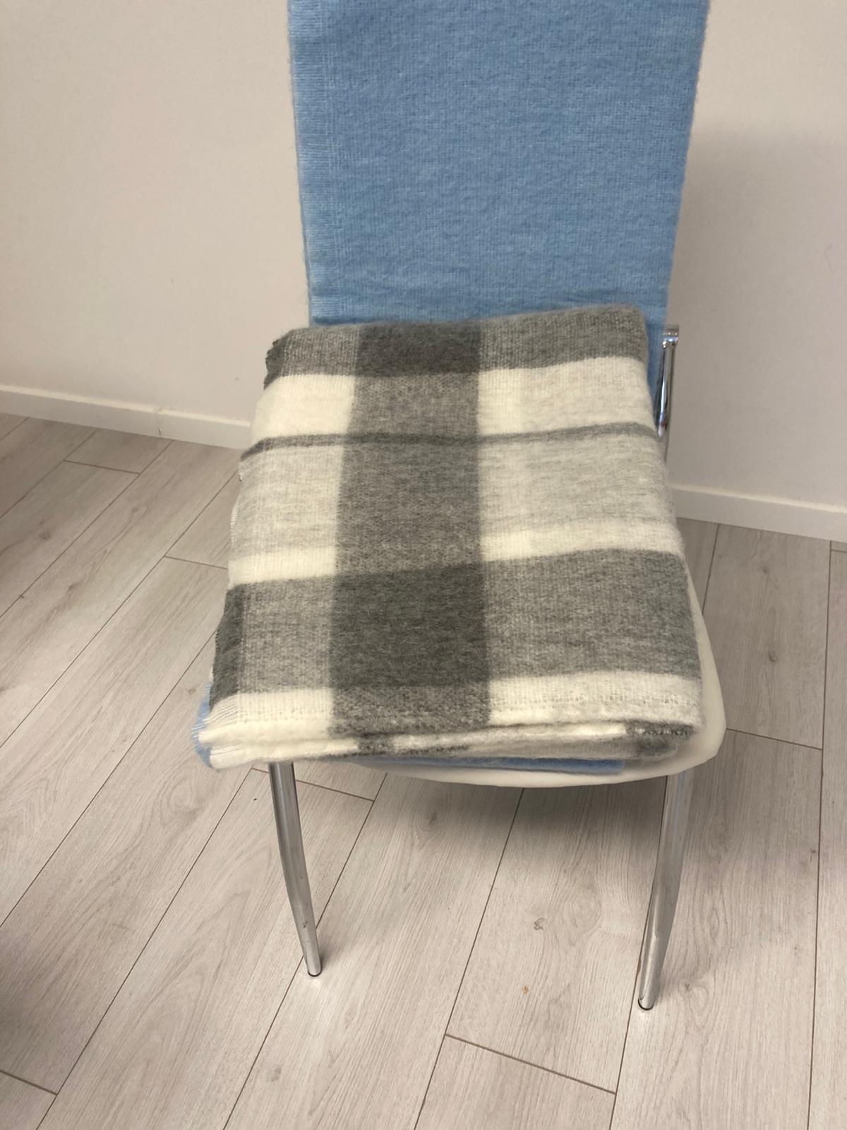 Coperta matrimoniale pura lana 92% produzione artigianale Toscana F.lli Ciaramelli