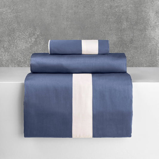 Completo Lenzuola Copriletto CREOLE Washington Matrimoniale di diversi colori ( si può avere coordinati con trapuntina tinta unita uguale) produzione artigianale italiana Toscana  100% raso di cotone