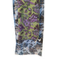 Plaid lana cotta con foglie e fiori produzione italiana Perlatex