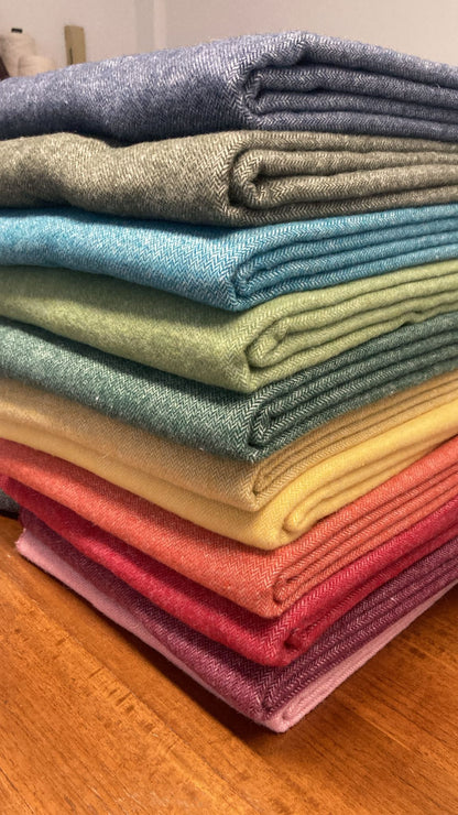 Plaid  di lana prodotti artigianato toscano F.lli Ciaramelli 130x170