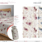 Completo lenzuola  Helvia matrimoniale 100% cotone arrotolato prodotto italiano Sghome