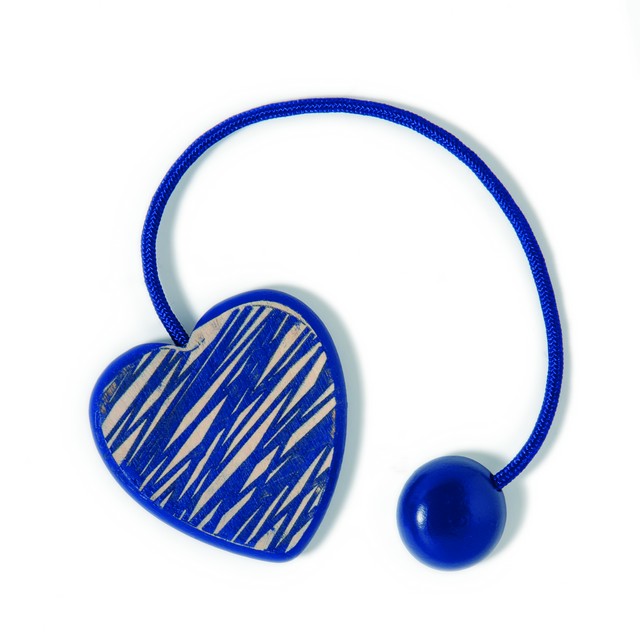 Calamita ferma tenda in legno a forma di cuore