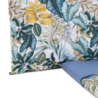 Completo Lenzuola Copriletto CREOLE Balza Viviane Blu Matrimoniale produzione Artigianato Toscano (si può avere coordinati con Trapuntine)