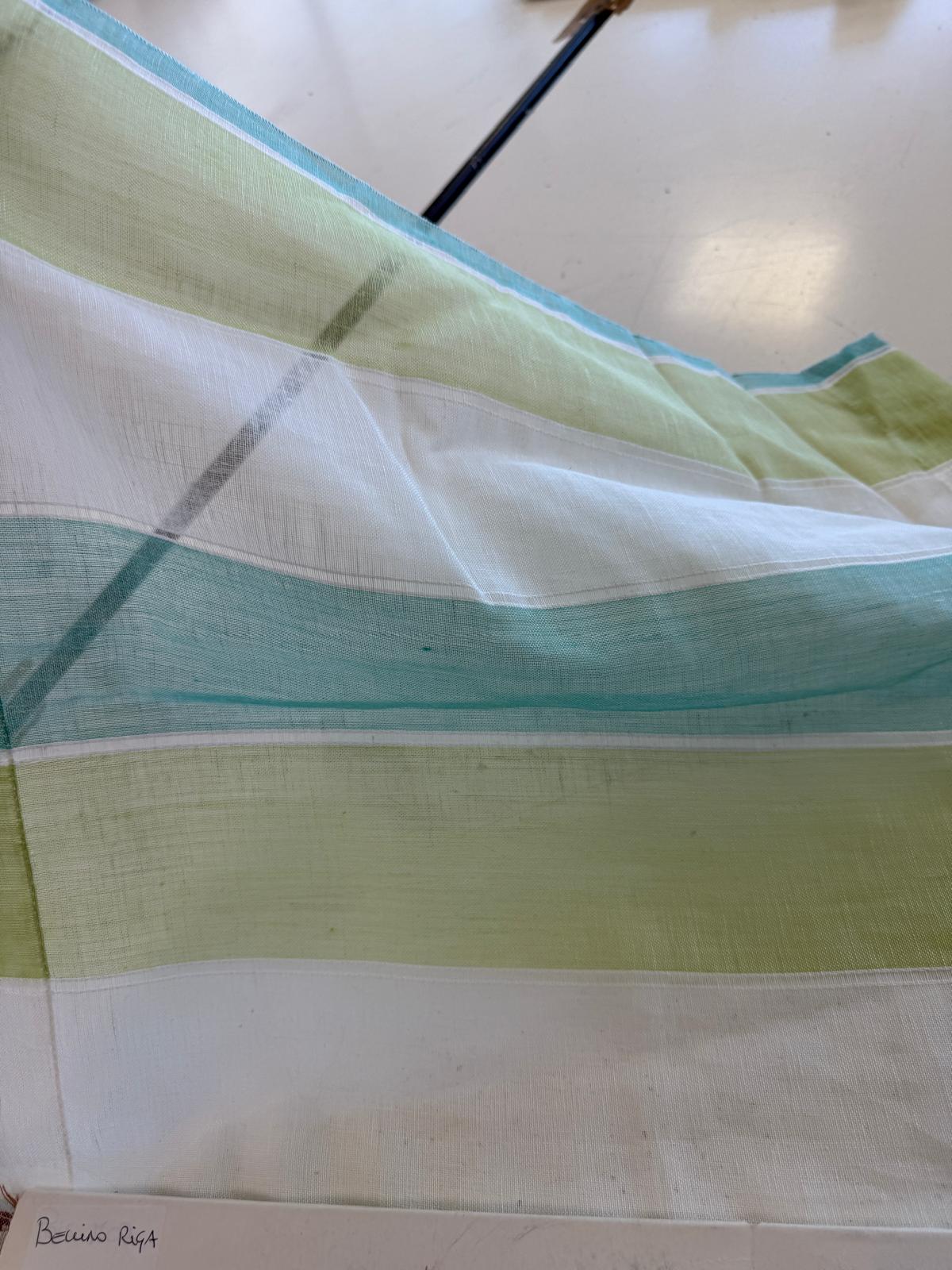 Tendine Nuove misto lino 40% larghe 60 cm ottima qualità e  prezzo produzione italiana vendita  a metraggio e confezionate
