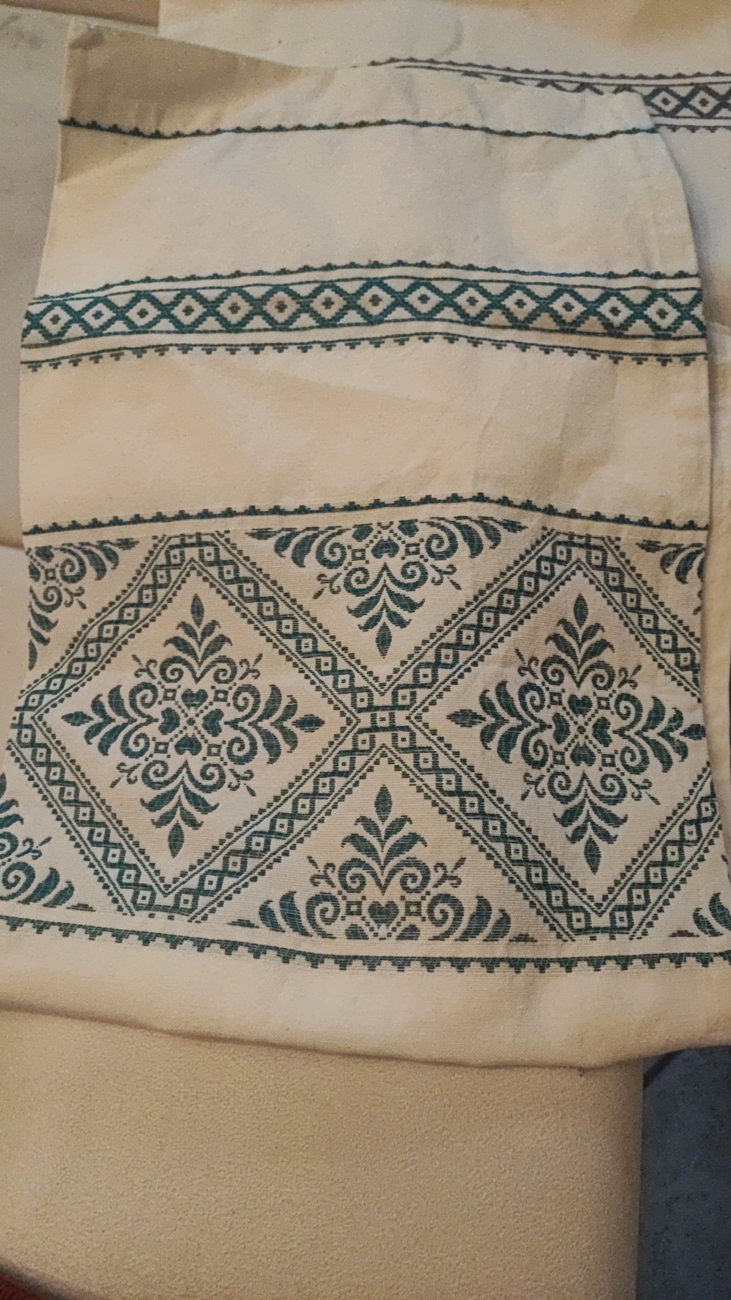Tendine sarde e Tende  originali in 100% cotone ricamate produzione artigianale Sarda made italy 75x150 e 75x220, - 150x300