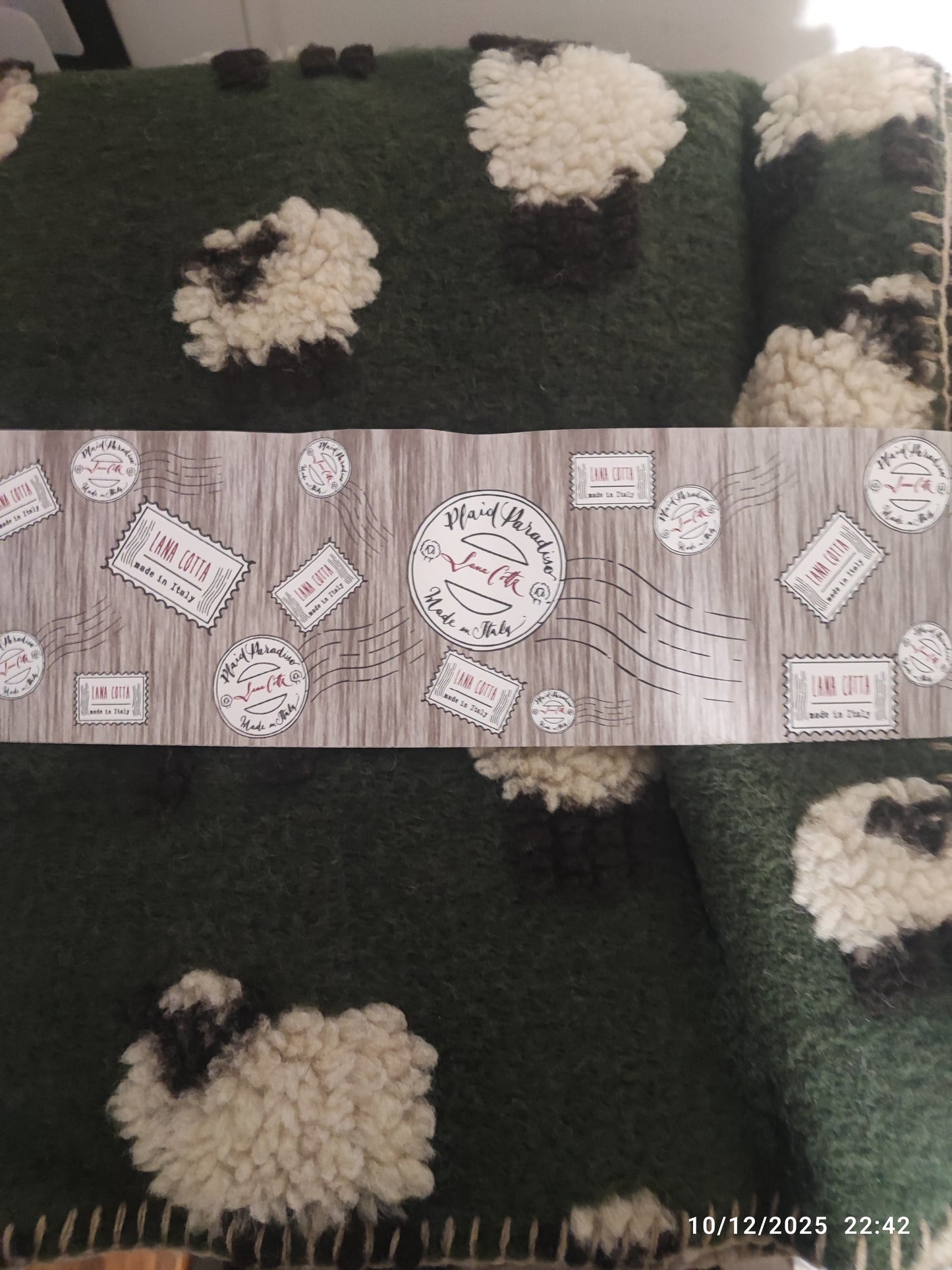 plaid lana cotta produzione italiana Toscana  150x170 Perlatex