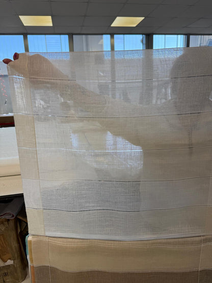 Tendine Nuove misto lino 40% larghe 60 cm ottima qualità e  prezzo produzione italiana vendita  a metraggio e confezionate