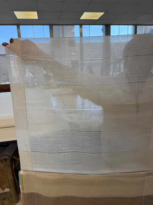 Tendine Nuove misto lino 40% larghe 60 cm ottima qualità e  prezzo produzione italiana vendita  a metraggio e confezionate