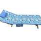 TELO MARE LETTINO CON TASCHE E CUSCINO GONFIABILE 70X185CM HELLO SUMMER VARI DISEGNI HOME SWEET HOME
