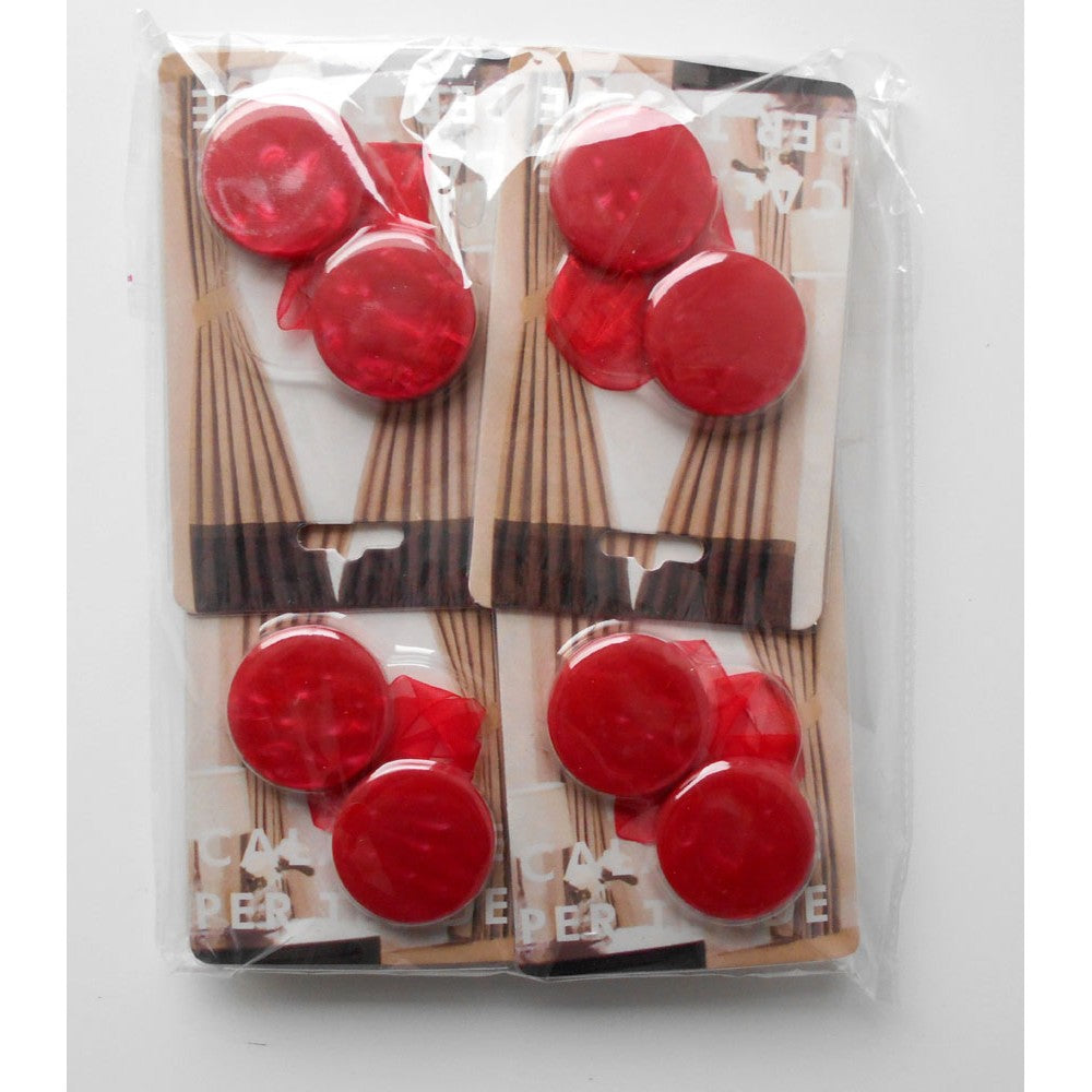Calamite accessori per tende a forma di bottone rotonde