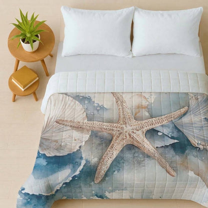 Trapuntino Mezzastagione Brest in Stampa Digitale Matrimoniale – Eleganza marina