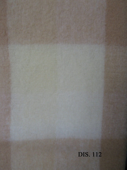 Coperta matrimoniale pura lana 92% produzione artigianale Toscana F.lli Ciaramelli