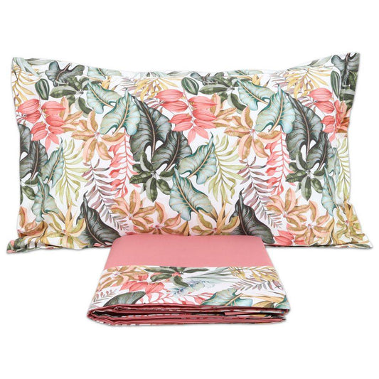 Completo Lenzuola Copriletto CREOLE Balza Viviane Lampone Matrimoniale produzione Artigianato Toscano (si possono avere un coordinamento trapuntine in tinta unita ed uguale)