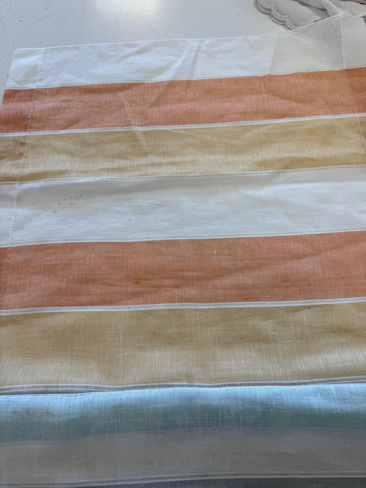 Tendine Nuove misto lino 40% larghe 60 cm ottima qualità e  prezzo produzione italiana vendita  a metraggio e confezionate