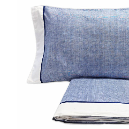 Completo Lenzuola CREOLE Riga produzione artigianale Toscana